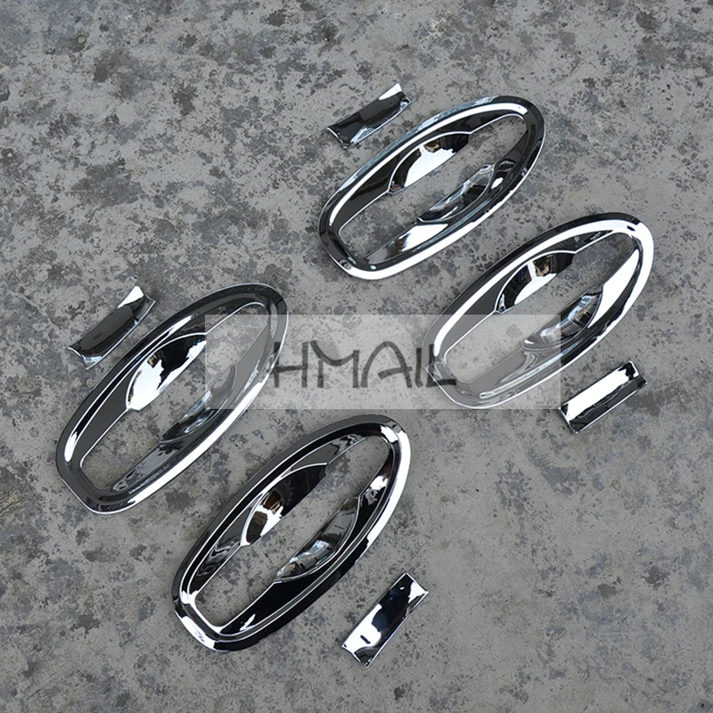 

ABS chrome door bowl trim cover for NISSAN X-TRAIL 2014 15 6 Car-styling plating plating protective decorate cover film stickers