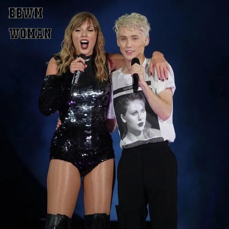 Женская футболка с принтом Love Story Singer Taylor Популярные топы для фанатов мужчин и