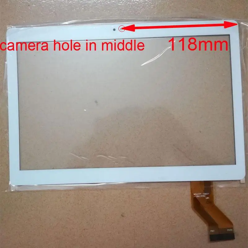white hole in middle Камера отверстие в середине сенсорный экран дигитайзер MGLCTP-101223-10617FPC для 10,1 дюймов MTK8752 MTK6592 MTK6582 KTK6580 планшет - Цвет: white hole in middle