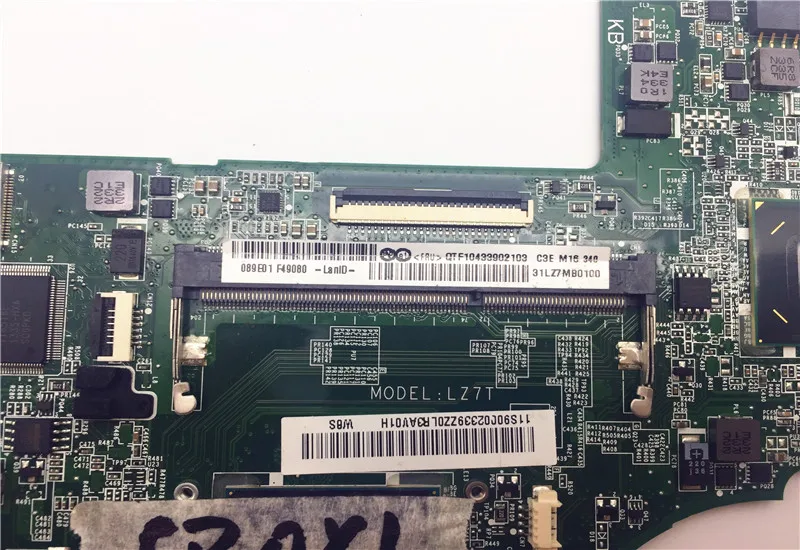 Материнская плата для ноутбука lenovo U310 90002339 DALZ7TMB8C0 REV:C 11S90002339 материнская SR0XL I5 3337U