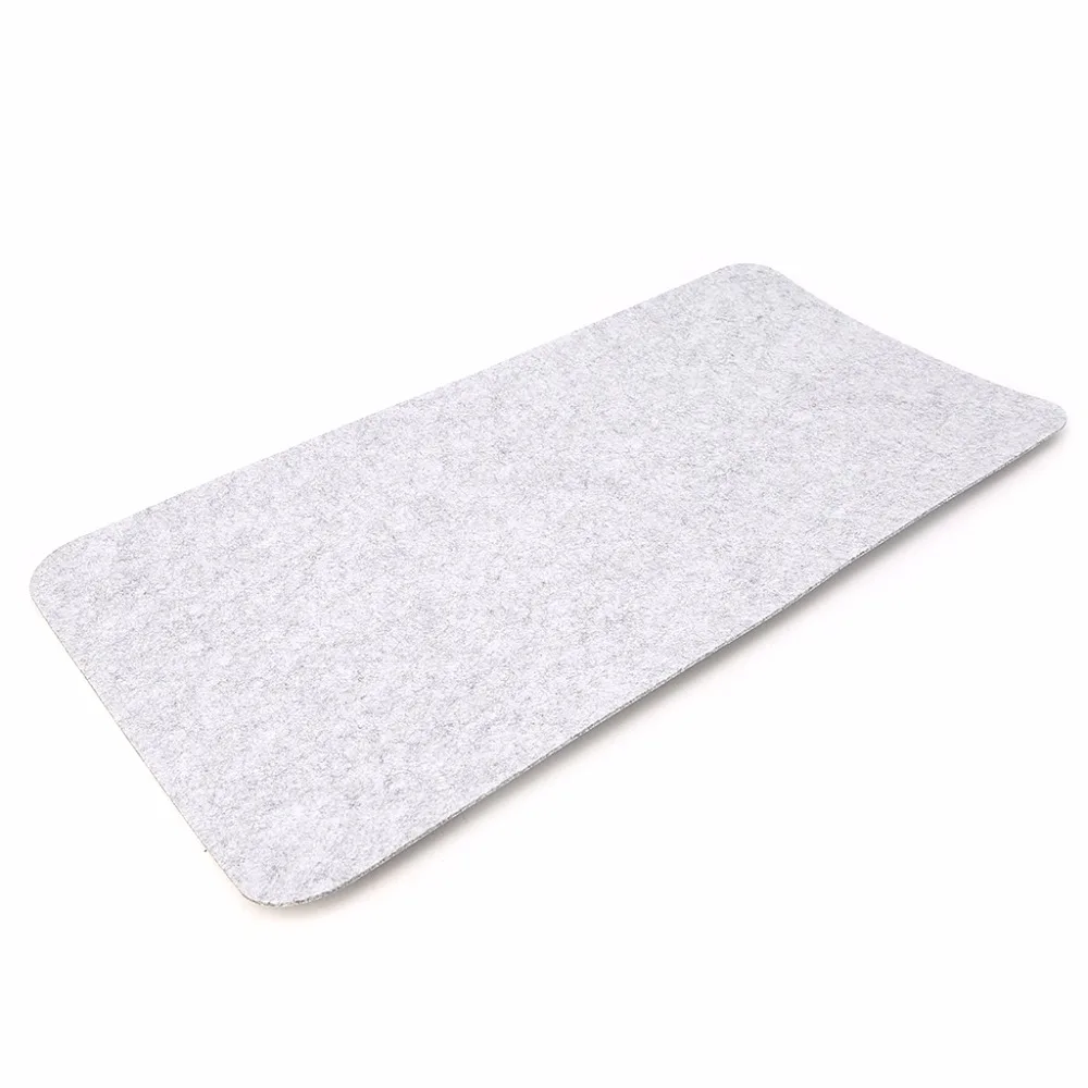 

67x33cm Solid Color Large Felt Cloth Mouse Pad Non-slip Mouse Pad Mouse Mat for Computer Office Desk pad 8 Colors C26