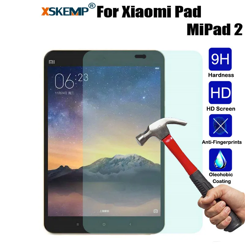 XSKEMP 9H HD противоударное прозрачное Настоящее Закаленное стекло для Xiaomi Mipad mi Pad 2 7 9