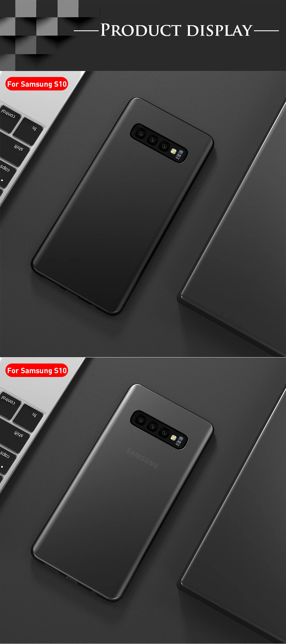 KEYSION чехол для телефона для samsung Galaxy S10 Plus S10e Coque ультра тонкий матовый чехол для S10 чехол для S10+ S10 Plus Fundas