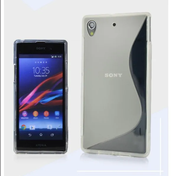 Чехол для sony Xperia Z2 Прозрачный S line Мягкий Силиконовый ТПУ гелевый чехол-накладка для sony Xperia Z2 D6503 со стилусом