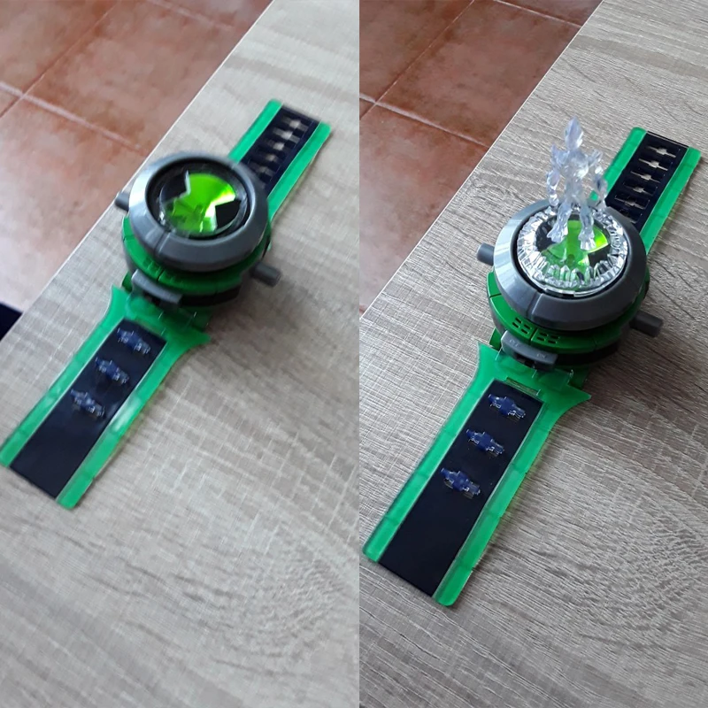 Ben 10 Ultimate Omnitrix часы стиль Япония проектор часы бан дай подлинные Ben10 часы игрушки кукла подарок
