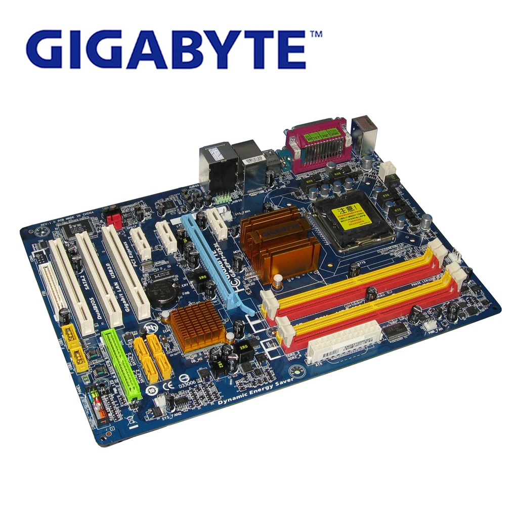 LGA 775 Intel G41 DDR2 Gigabyte GA EP41 US3L материнская плата для USB2.0 16 ГБ SATA II настольная