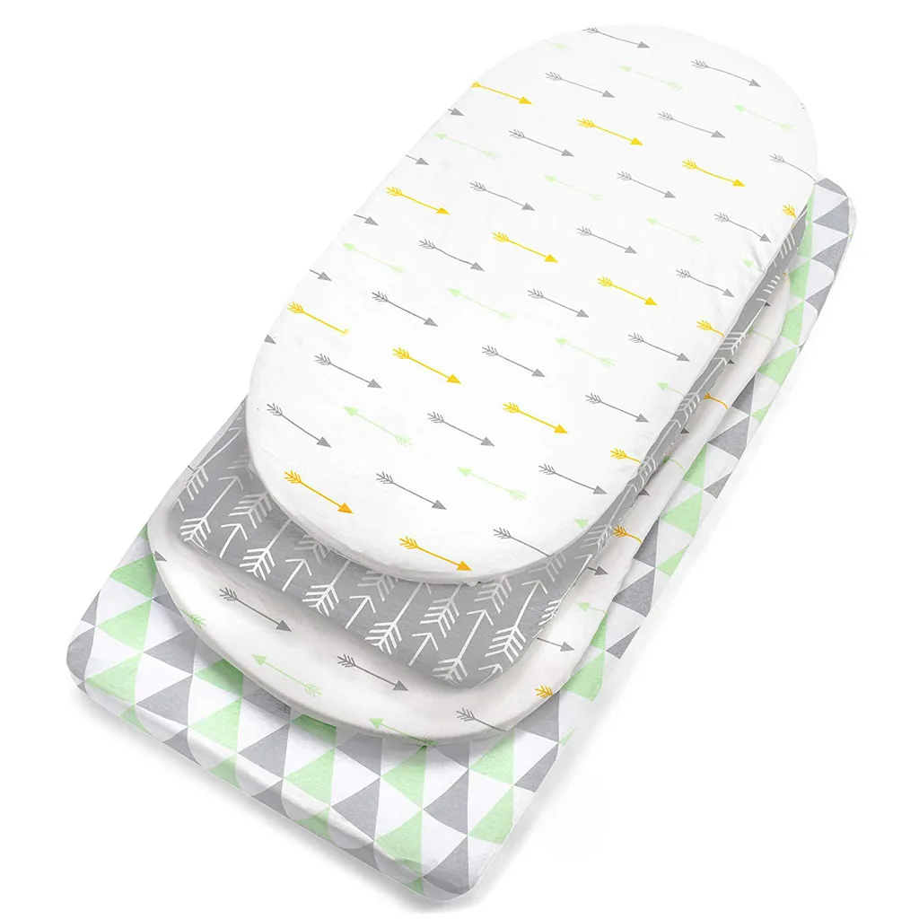 

3PC Summer Soft Baby Mattress Cradle Fitted Sheets for Sleeper Cover Baby Waterproof Mattress Infant Change Mattress Cover