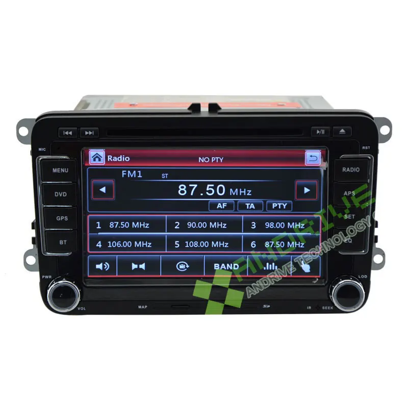 7 ''емкостный экран Авторадио Мультимедиа Navi блок с Bluetooth RDS GPS стерео головное