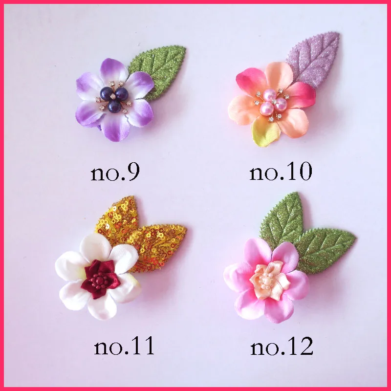 20 BLESSING Women Girl Fashion 2.5 Flower Clip Blossom Leaf Easter Spring Baby | Аксессуары для одежды