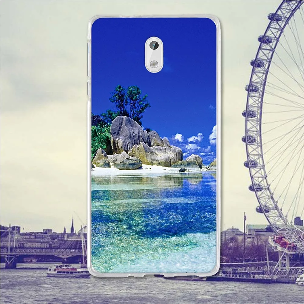 Чехол для Nokia 3 задняя крышка Nokia3 чехлы мягкая силиконовая сумка телефона Модный