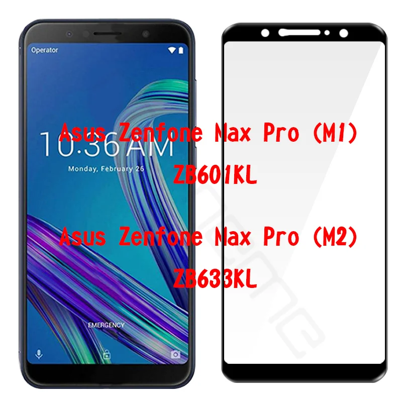 5D защитная пленка на весь экран для Asus ZenFone Max Pro M2 ZB631KL ZB633KL закаленное стекло Для