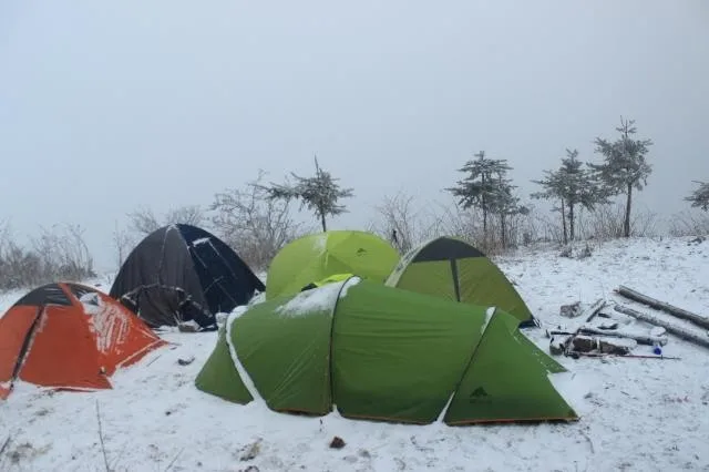 3F UL GEAR для 2 человек 4 сезона палатка кемпинга туннель с защитой от шторма