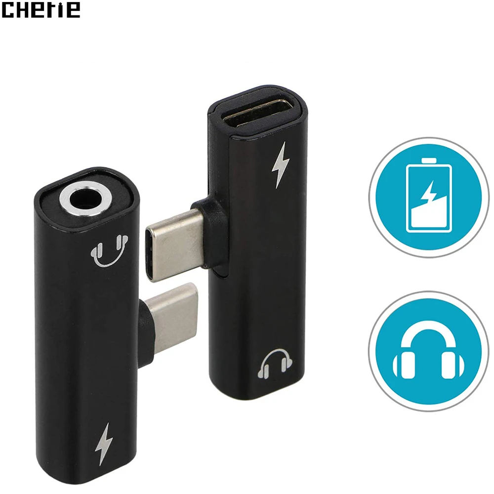 Фото Cherie 2 в 1 USB Type C до 3 5 мм разъем для наушников Aux аудио наушники адаптер Xiaomi Huawei Samsung Cherie 2 в 1 USB Type C до 3 5 мм разъем для наушников Aux аудио наушники адаптер Xiaomi Huawei Samsung