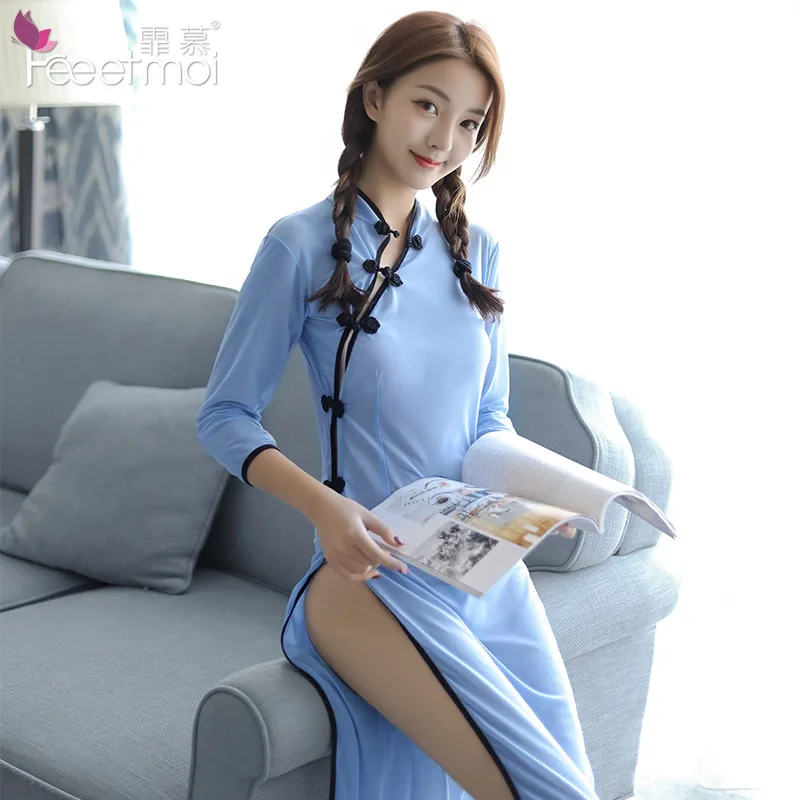 Cheongsam Костюмы для ролевых игр сексуальное эротическое нижнее белье женское