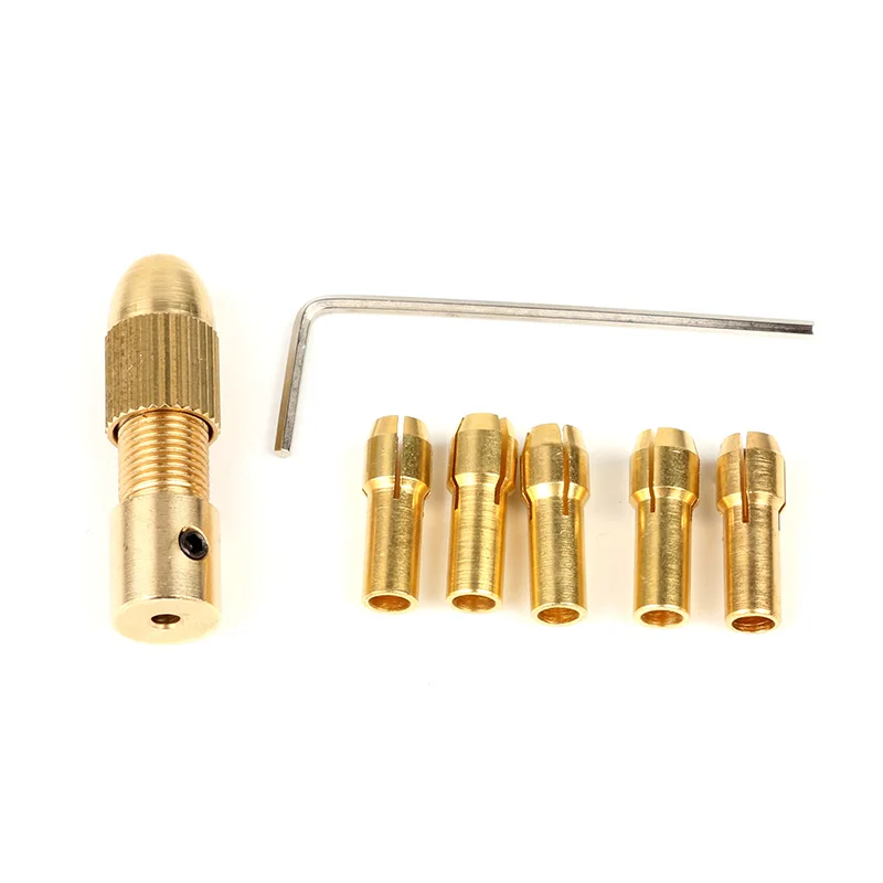 Hot 1.0-3.0mm Mini Drill Chuck Kit Micro Twist Electronic Dremel Keyless Adapter with 1Pc Wrench Tool Clamp | Инструменты