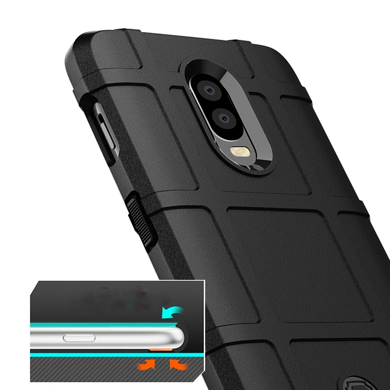 Бронированные силиконовые чехлы для Oneplus 6t чехол 6 41 ''анти-шок мягкая задняя