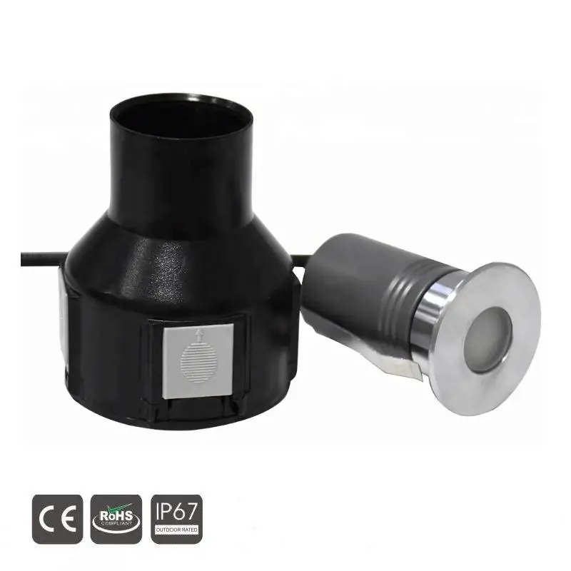 10 шт./лот 4 Вт RGBW 4IN1 LED подземный свет IP67 ступенчатый 12В 24В лестничная лампа