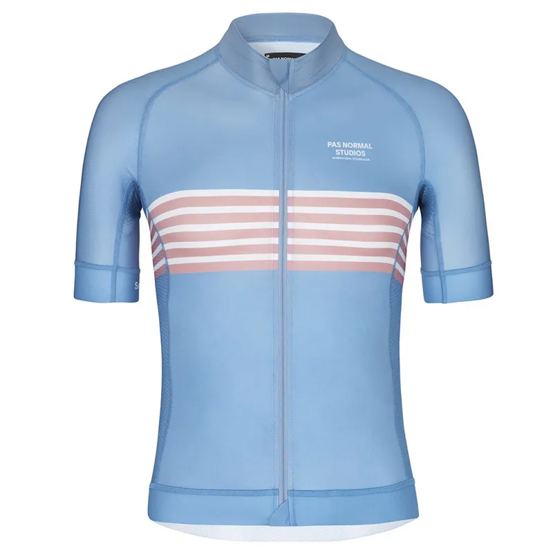 shirts 6 2019PNS летние мужские с коротким рукавом Велоспорт Джерси Pro Team MTB дорожный велосипед Цикл топы одежда рукава с итальянским силиконовым Нескользящим - Цвет: shirts 6