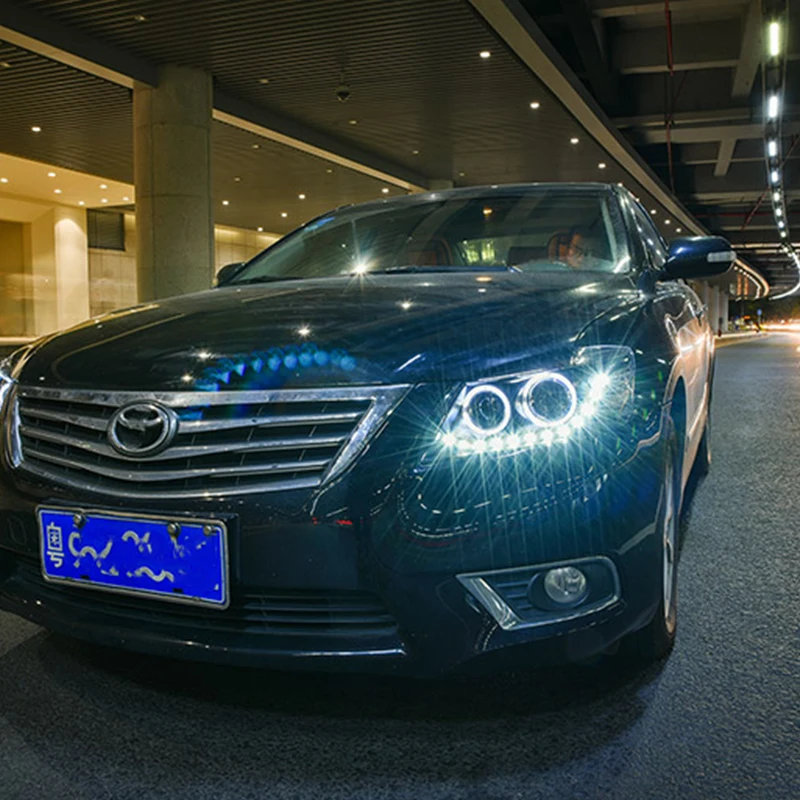 Чехол для автомобильной фары Toyota Camry 2009 2010 светодиодный ные ангельские глазки DRL H7