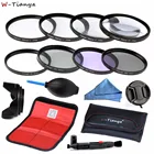 Фильтр WTIANYA 52 55 58 мм 62 67 мм 72 77 мм UV + CPL + FLD + ND4 + фильтры закрытого типа, 1 2 4 10 + фильтр для объектива NIKON, CANON, SONY DSLR