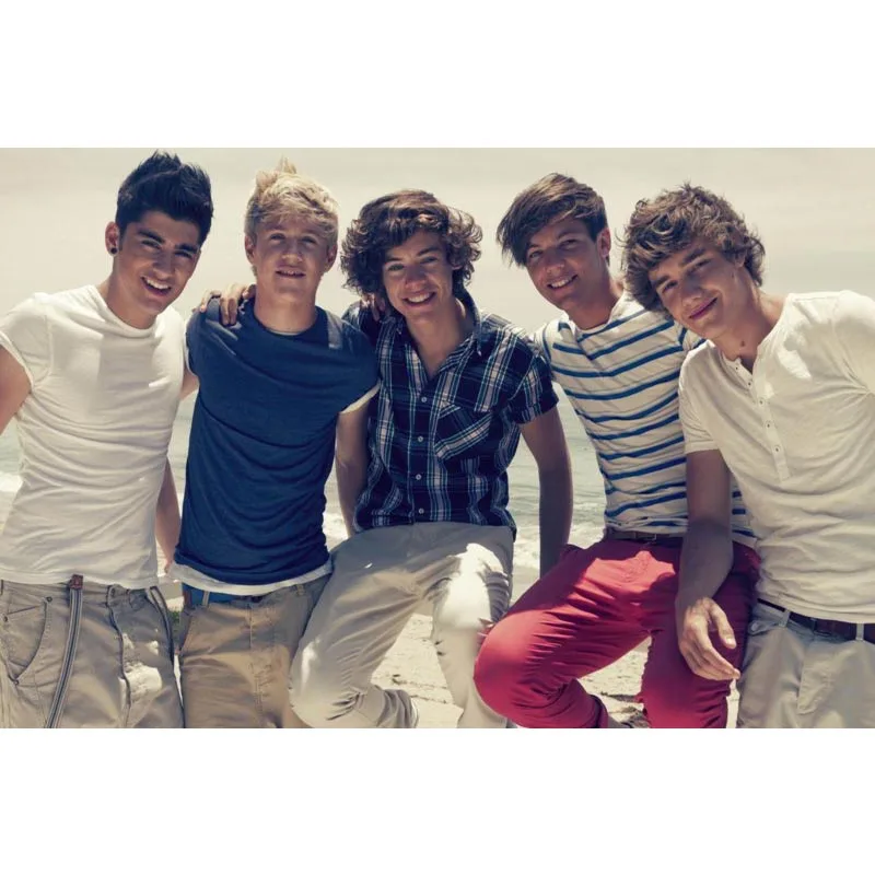 One Direction холст ткань тканевый плакат пользовательские граффити Печать на холсте