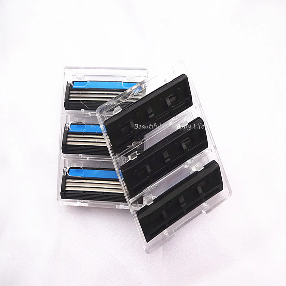 Высококачественная трехслойная Бритва для мужчин 30 шт./лот безопасная бритва с 3