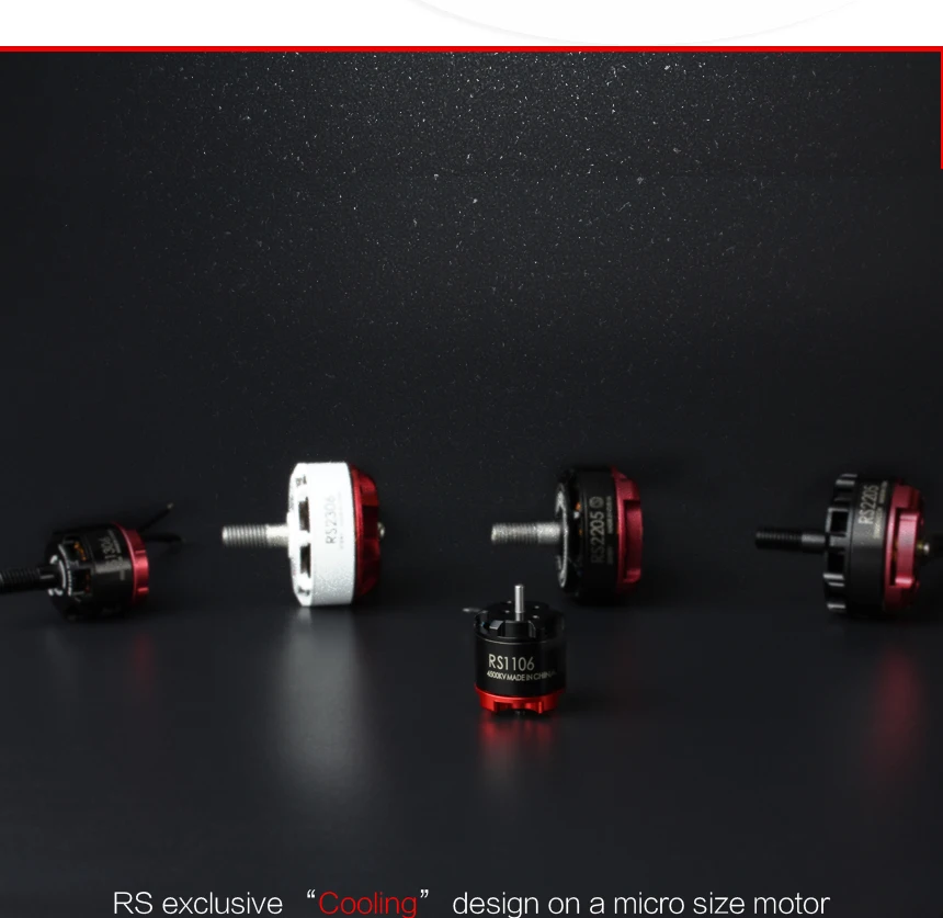 4 компл./лот оригинальный EMAX RS1106II 4500KV 6000KV 7500KV миниатюрный бесщёточный