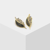 m27 amorita boutique new fashion bead leaf earrings