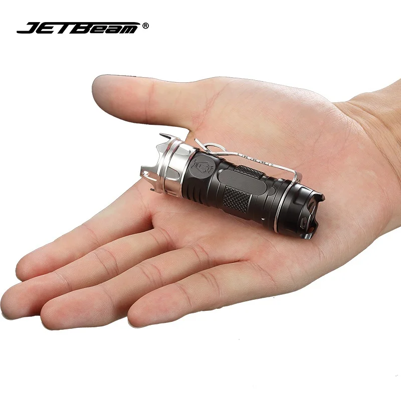 JETBEAM II PRO Mini LED Flashlight CREE XP-L HI 510 lumens for Self Defense with 1*CR123 Battery | Лампы и освещение