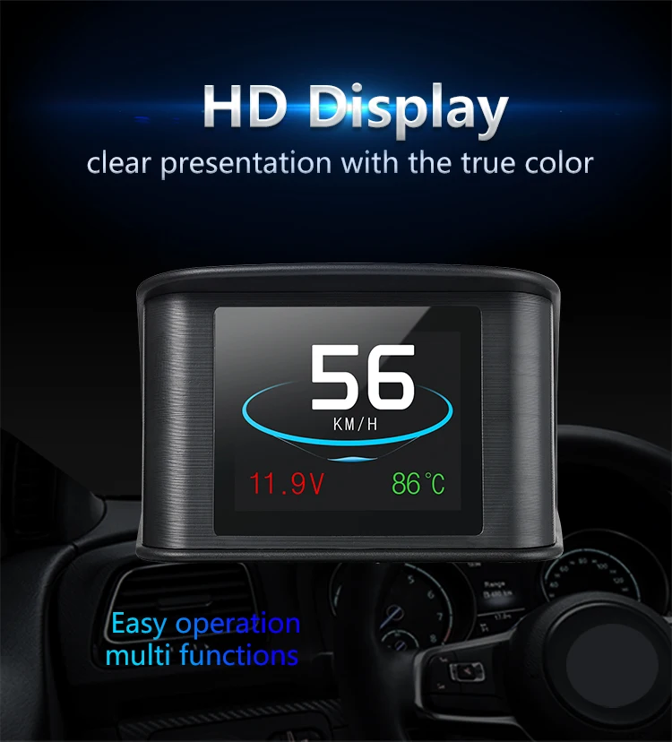 Умный Компьютер HUD OBD проектор скорости автомобиля цифровой дисплей датчик