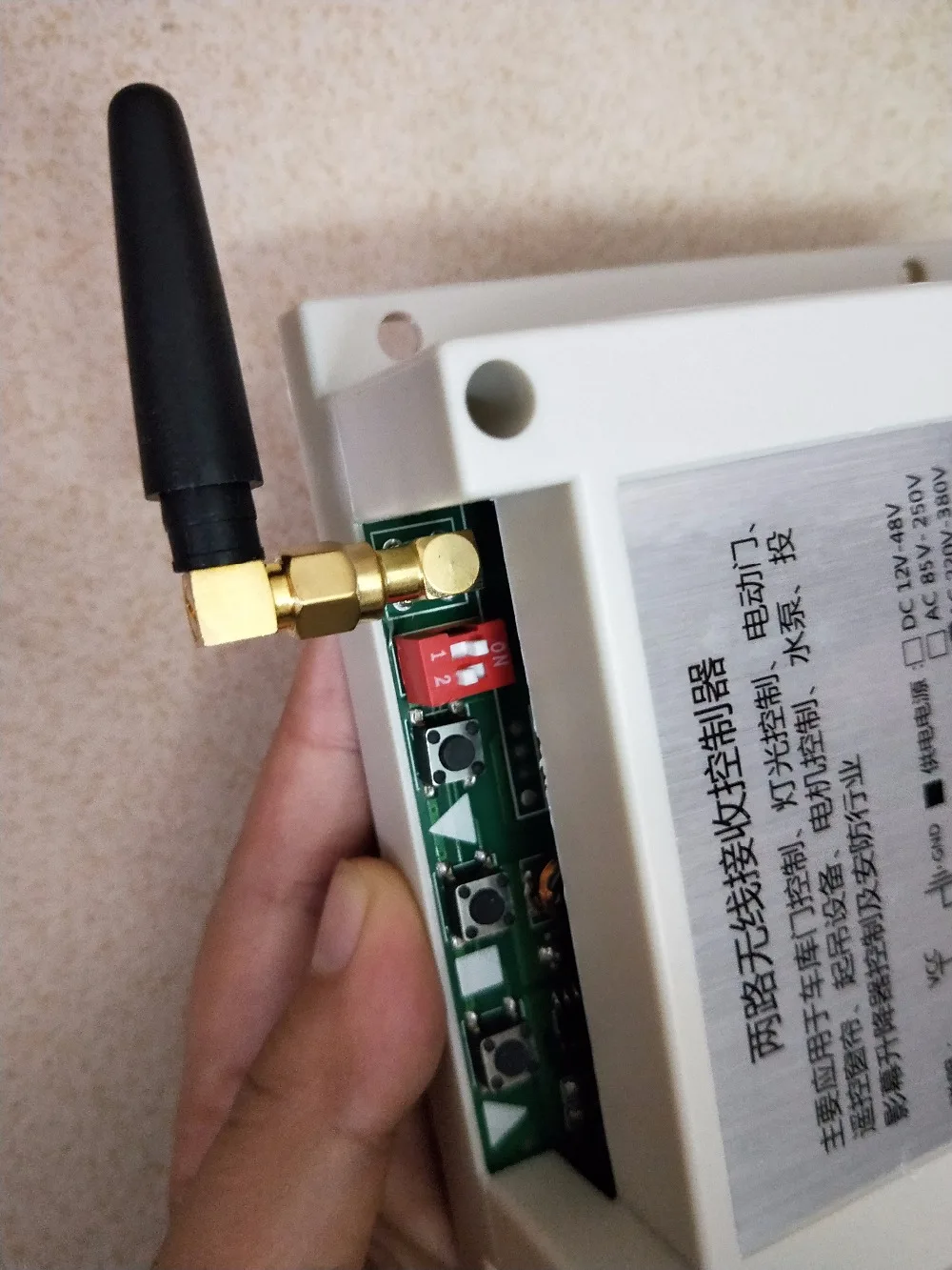 30A AC 220V 380V 2 CH RF беспроводной пульт дистанционного управления переключатель для