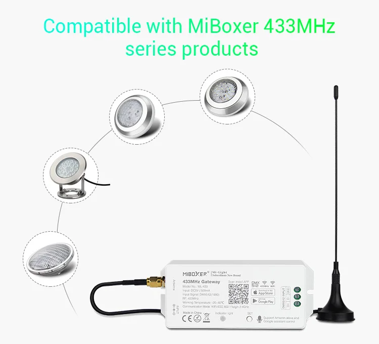 AC12V/DC12-24V IP68 Подводный 9 Вт/15 Вт/27 Вт RGB+ CCT настенный подводный светильник 27 Вт PAR56 Светодиодный светильник для бассейна; 433 МГц шлюз
