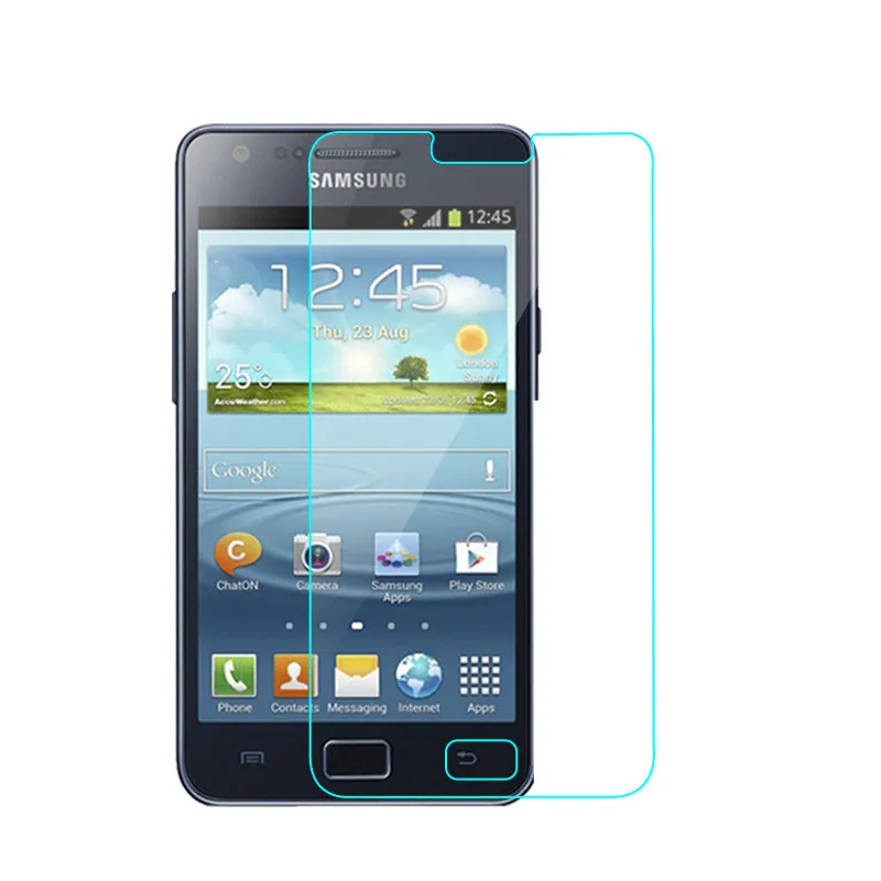 Для Samsung S2 Защитная пленка для экрана закаленное стекло Galaxy GT i9100 S II plus GT-i9100 9100