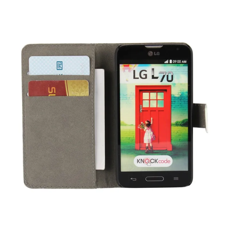 Кожаный чехол-бумажник с рисунком совы для LG L70 D320 D320N чехол Etui Capinhas Coque Hoesjes