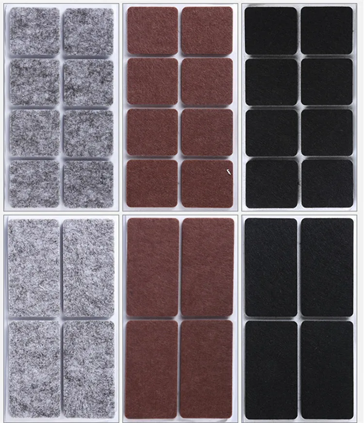 Экологичные самоклеящиеся мебель войлочные коврики 1 комплект с 170 шт.|Мебельные