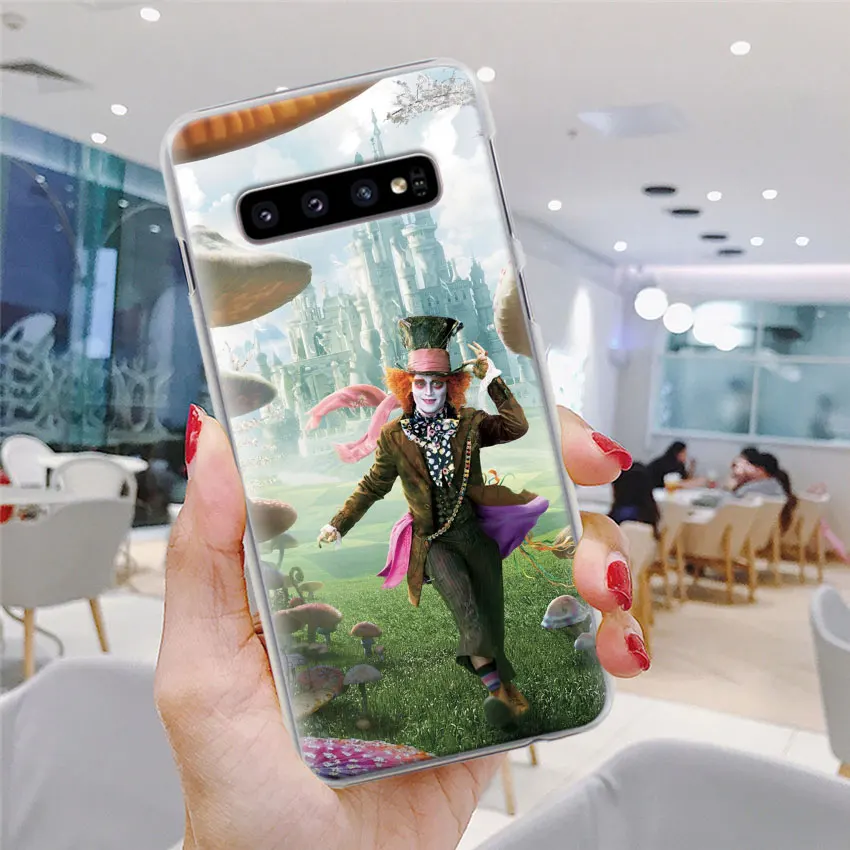 Алиса в стране чудес чеширские кошки Чехол для телефона для samsung Galaxy S10e S10 Plus S7 S8 S9 Plus Note 8 9 10 Plus M30 жесткий чехол