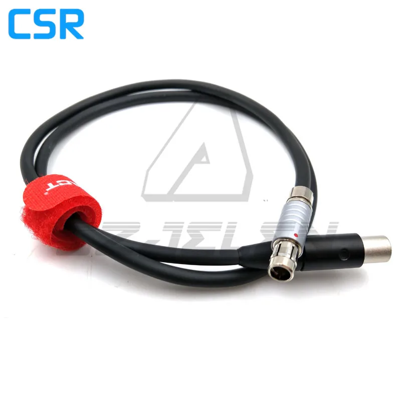 RS 3pin plug to mini xlr 4pin for TVLOGIC 058/056/055 кабель питания для монитора|Соединители| |