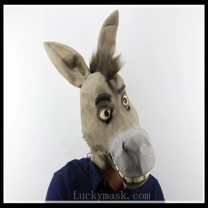 Хэллоуин вечерние Косплэй моделирование осел маска HalloweenCostume реквизит Танцы