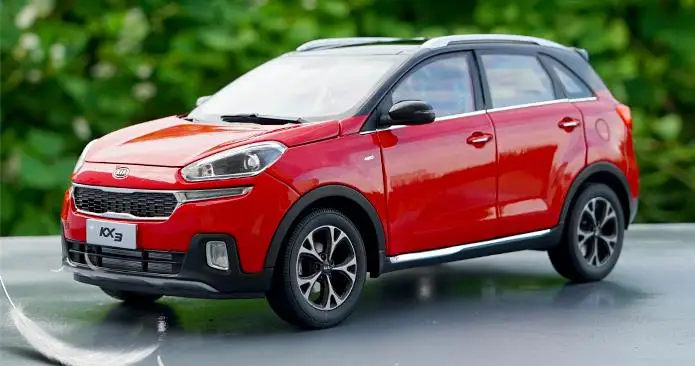 Высокая имитация KIA KX3 SUV Коллекция Модель 1:18 передовая модель автомобиля из сплава, литая металлическая модель игрушечного автомобиля