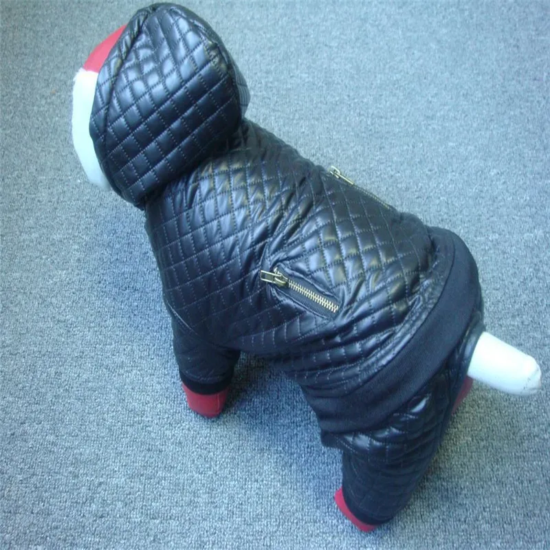 2017 новые стили торговля кожаная одежда для домашних животных зимняя Съемная