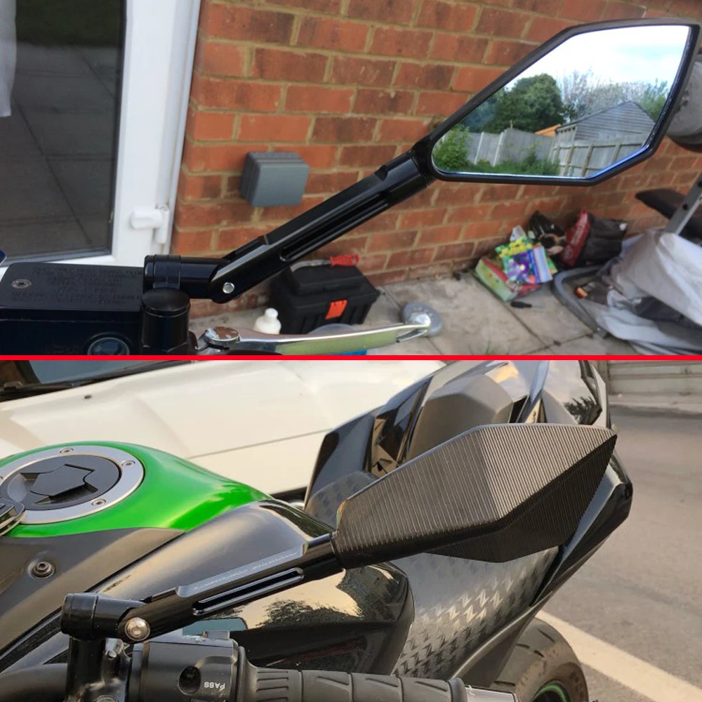 

Full CNC Aluminum Motorcycle Mirrors Rearview Blind Spot Side Mirror For YAMAHA mxt850 gt XT1200Z yzf r1 r3 r25 r6 r125