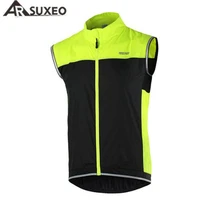 arsuxeo men cycling vest mtb bike bicycle breathable windproof vest waterproof clothing sleeveless cycling jacket