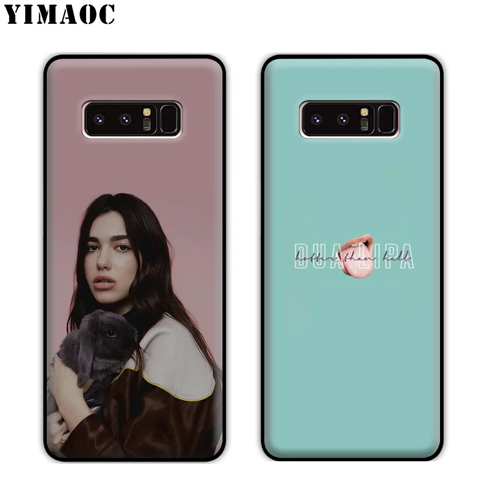 YIMAOC Dua Lipa DuaLipa Soft Silicone Case for Samsung Galaxy Note 10 Plus 9 8 A9 A8 A6 2018 A5 A3 2017 2016 |