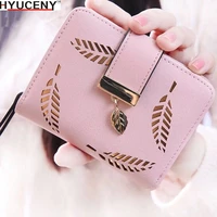 2018 popular brand new luxury womens wallet purse female small wallet perse portomonee portfolio lady short carteras