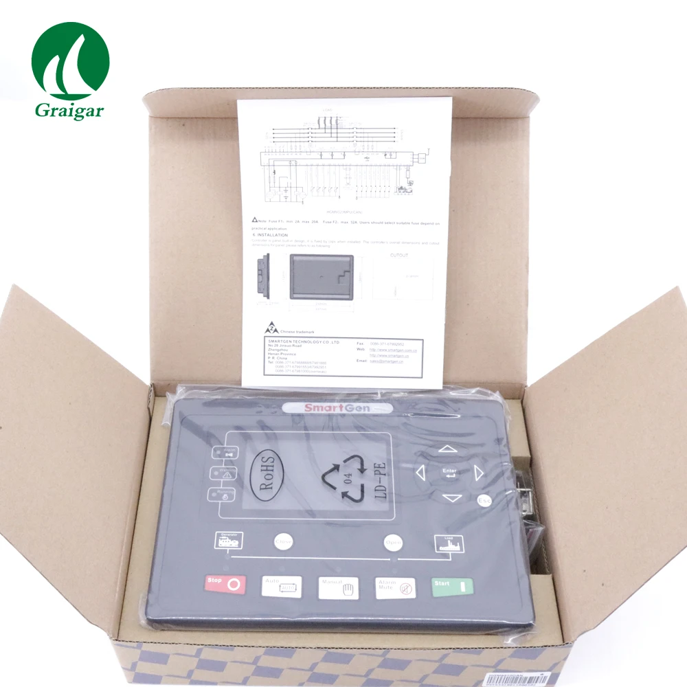 HGM9310CAN Genset Контролер используется для автоматизации генератора и системы