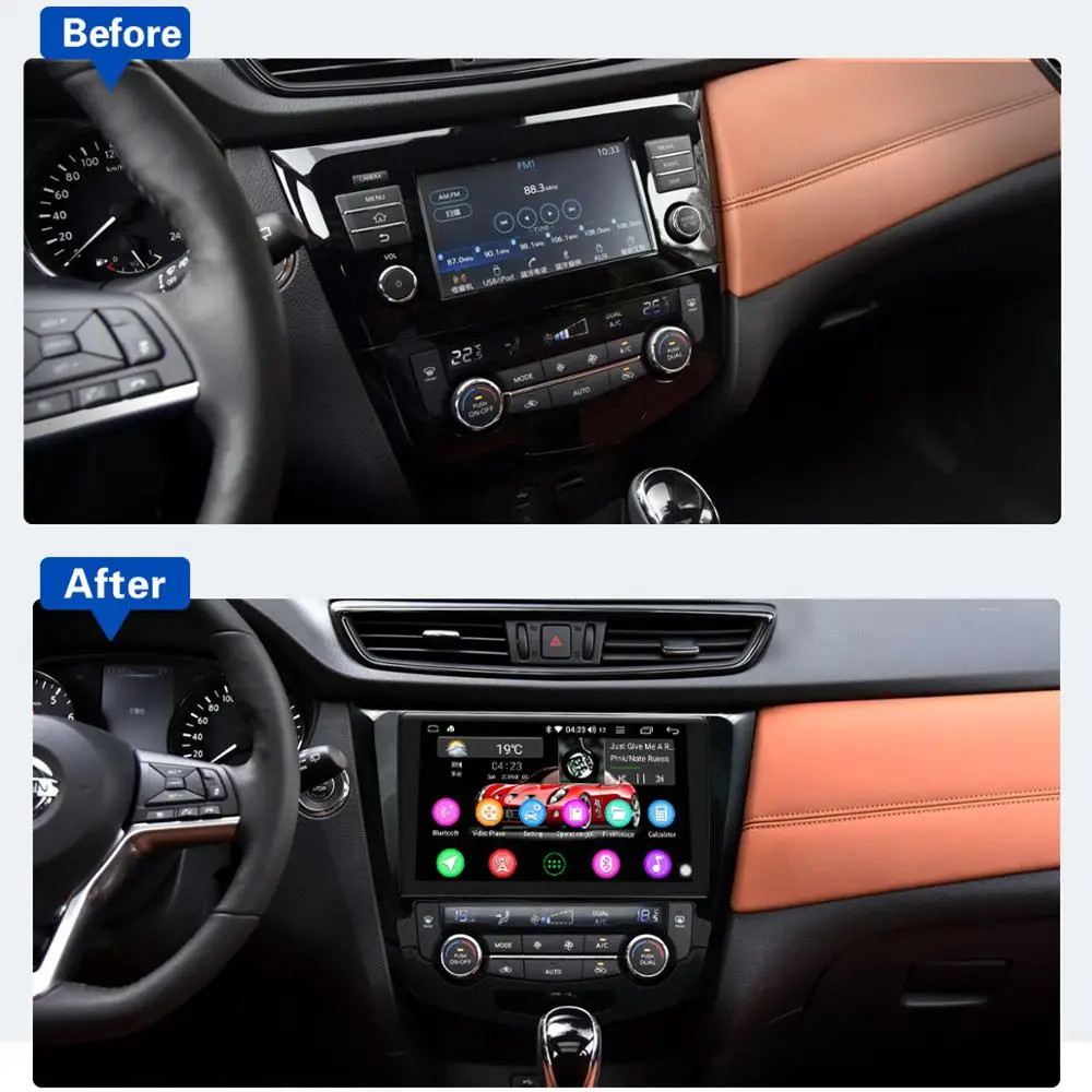 Carplay 10 1 &quotAndroid 8 мультимедийное радио для Nissan X Trail/Qashqai 2014 + GPS DSP SPDIF сабвуфер DAB WiFi 4G