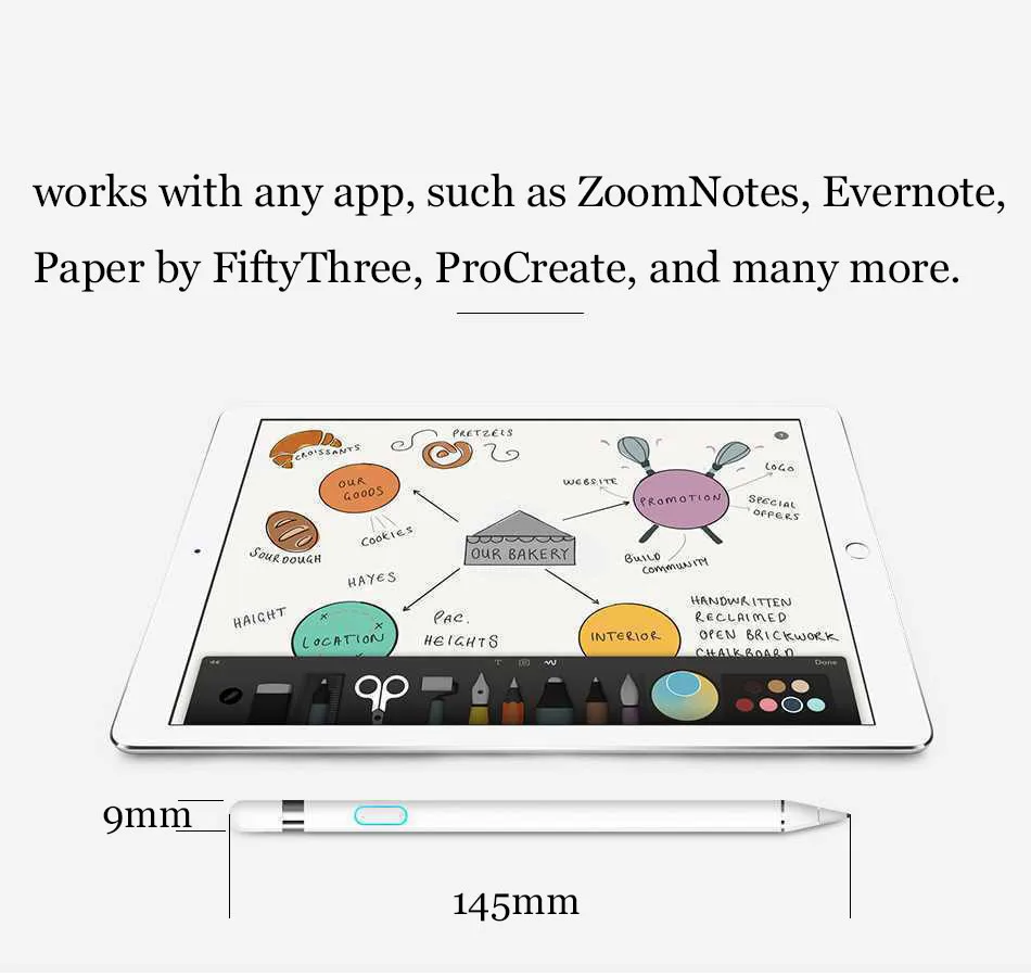 Сенсорный стилус S ручка для iPhone 8 X iPad емкостный стилист для IOS Android samsung Galaxy Note 4 5 8 9 Oppo Xiaomi сенсорный экран