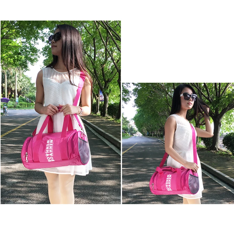 

Waterproof Nylon Travel Bags Large Capacity Duffel Bag Carry On Weekend Bag Women Shoulder Overnight Bags Portable Girl Totes