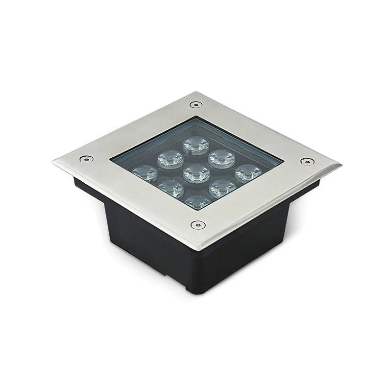 Уличная лампа IP66 9 Вт RGB водонепроницаемая светодиодная подземная из нержавеющей