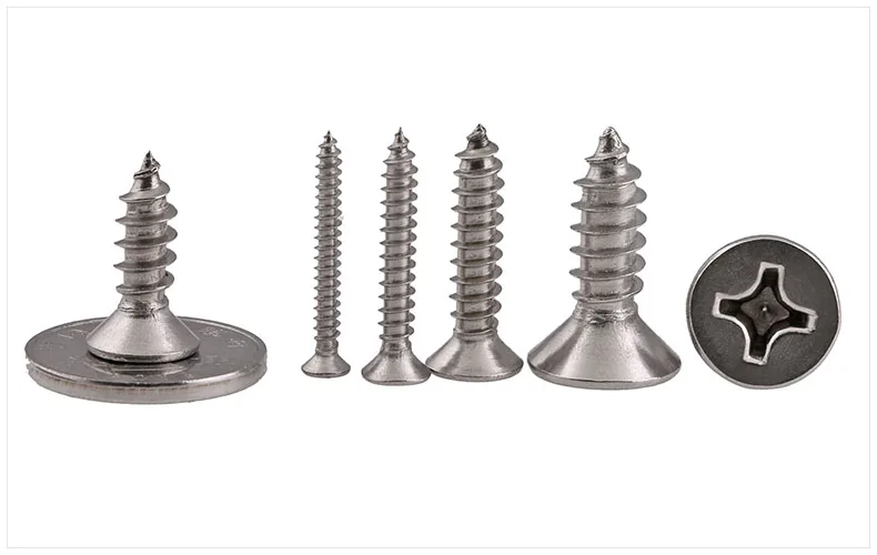 M1*3/5mm m1x3/5mm GB846 304 Stainless Steel Countersunk Sunk Head Tapping Screws Hot sale New styel | Обустройство дома